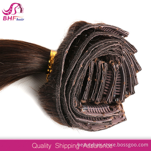 wholesale remy thick bottom plastic clip for hair extensions